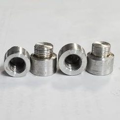 threaded inside and out